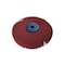 Dedeco Sunburst Radial Bristle Discs 3 in Curved Tc 6-Ply Red 220 Grit A/O 1/Unit 1343 - alternate 1